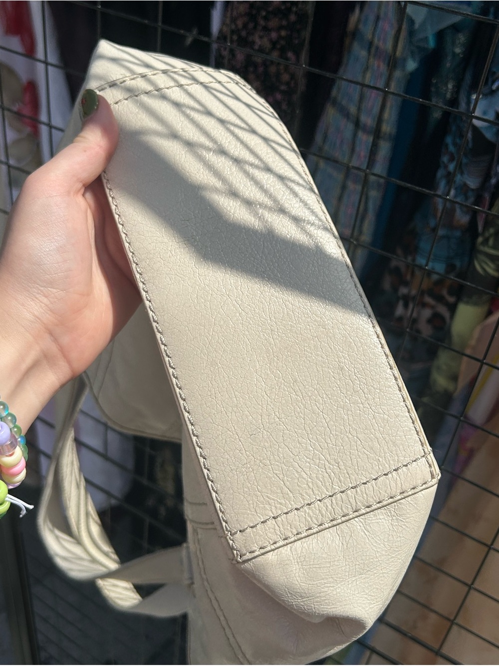 Fossil leather tote - Picture 6 of 8